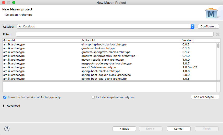project list