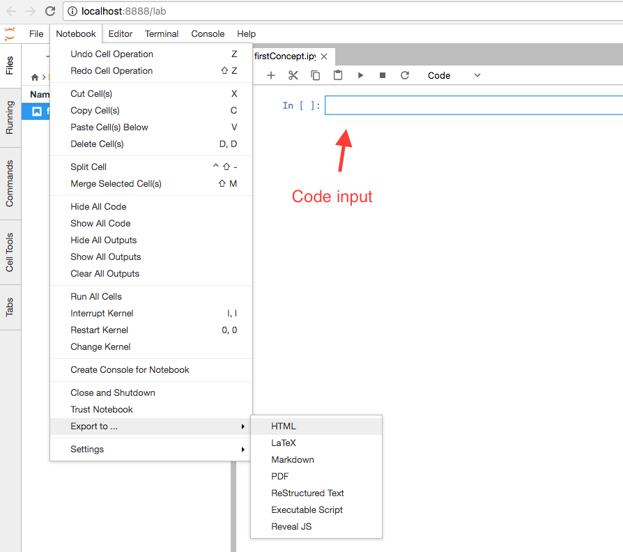Export File